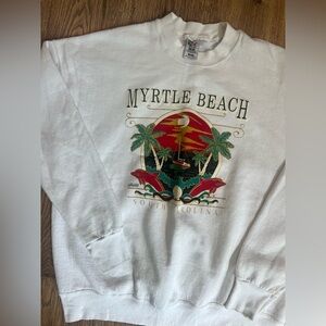 Vintage Myrtle Beach Crewneck Fruit of the Loom XL GUC
